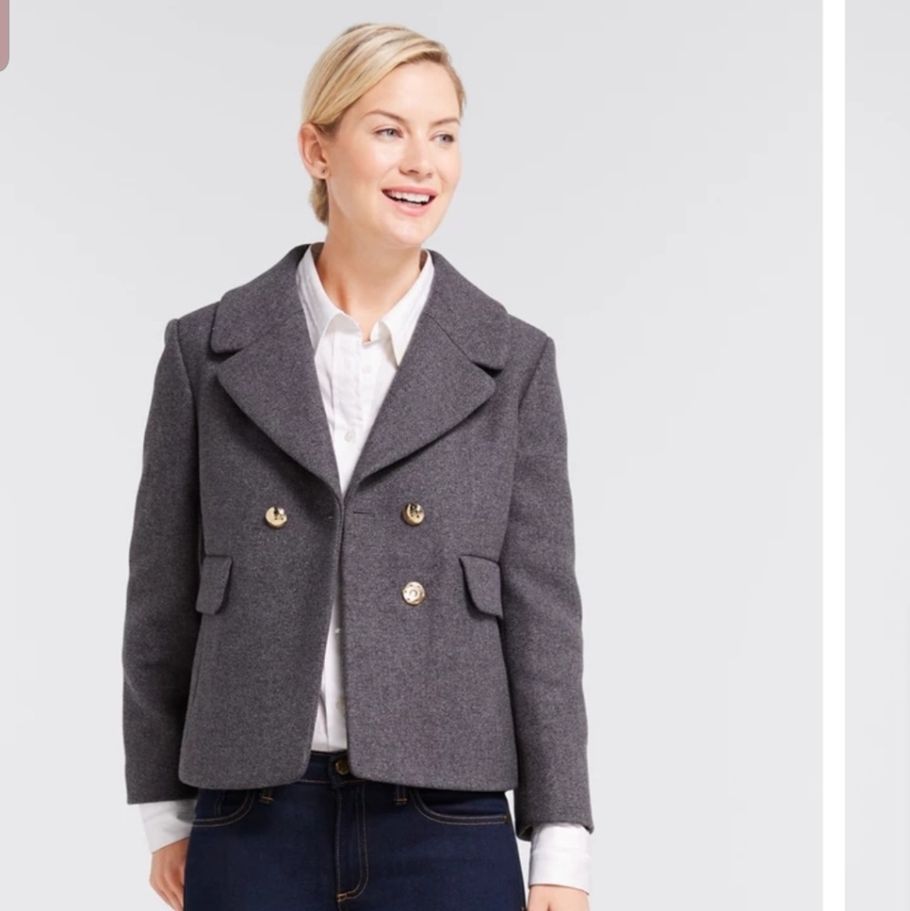 NWT DRAPER JAMES CAMPBELL SHORT COAT